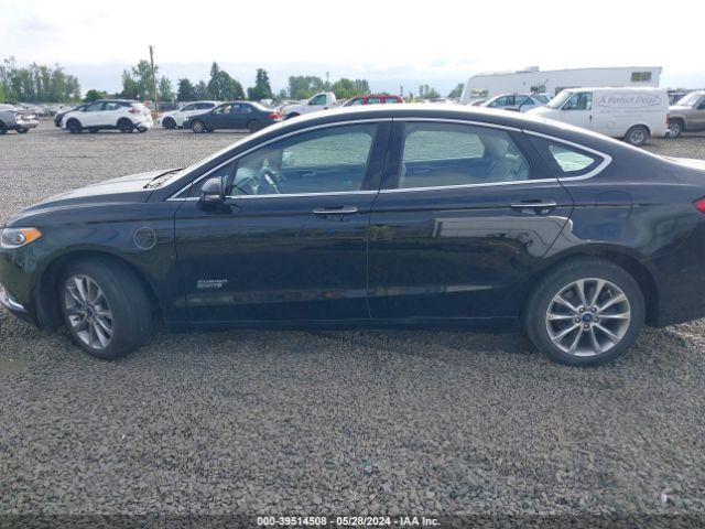 3FA6P0PU3JR105752 Ford Fusion Energi Se Luxury
