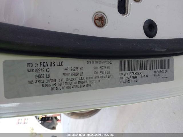 Dodge Challenger Sxt 2020 2C3CDZAG9LH110549 Image 9