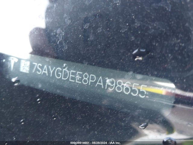 2023 TESLA MODEL Y 7SAYGDEE8PA198655 Photo 8