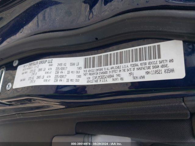 1C4PJMCB2EW140944 Jeep Cherokee Latitude