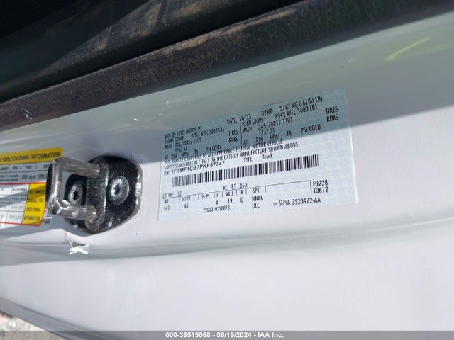Ford F-150 Xl 2023 1FTMF1CB7PKF57747 Image 9