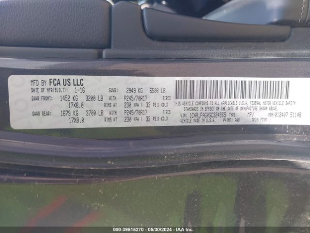 1C4RJFAG0GC324965 Jeep Grand Cherokee Laredo