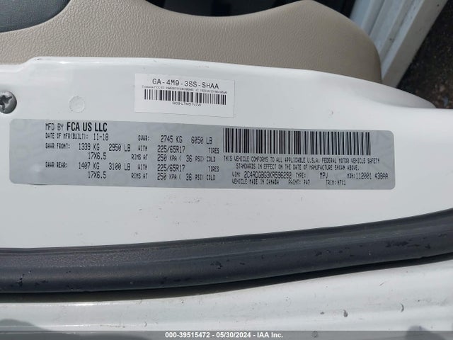 Dodge Grand Caravan Se 2019 2C4RDGBG3KR596292 Image 8