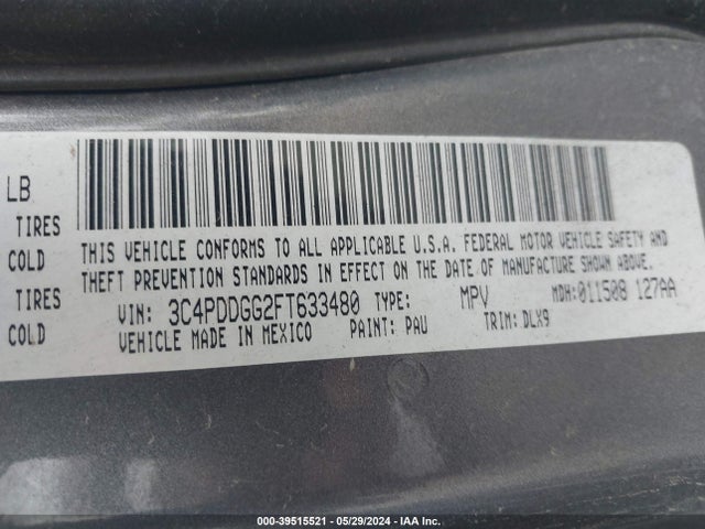 Dodge Journey Crossroad 2015 3C4PDDGG2FT633480 Image 9