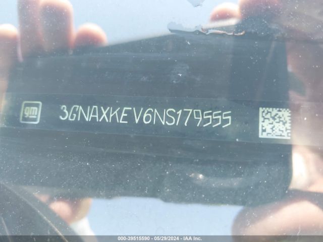 3GNAXKEV6NS179555 Chevrolet Equinox Fwd Lt