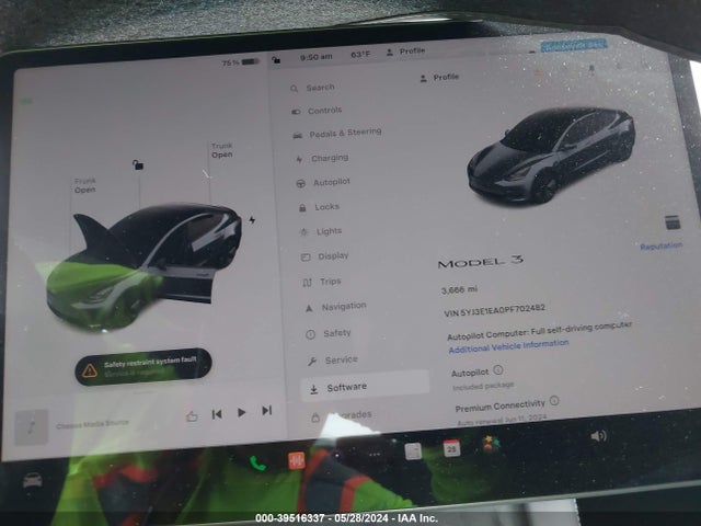 Tesla Model 3 Rear-wheel Drive 2023 5YJ3E1EA0PF702482 Image 17