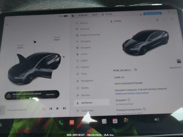 Tesla Model 3 Rear-wheel Drive 2023 5YJ3E1EA0PF702482 Image 7