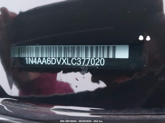 Nissan Maxima Sl Xtronic Cvt 2020 1N4AA6DVXLC377020 Image 9