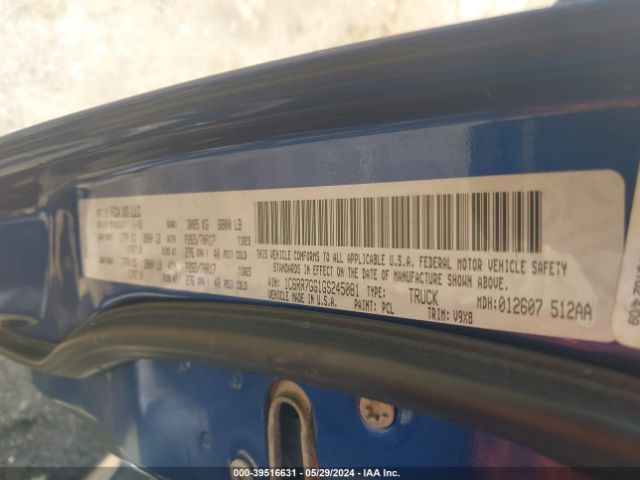 1C6RR7GG1GS245081 RAM 1500 Slt