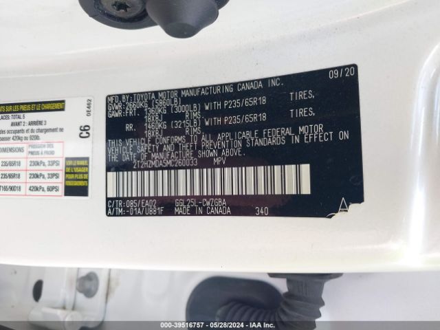 2T2HZMDA5MC260033 Lexus RX 350