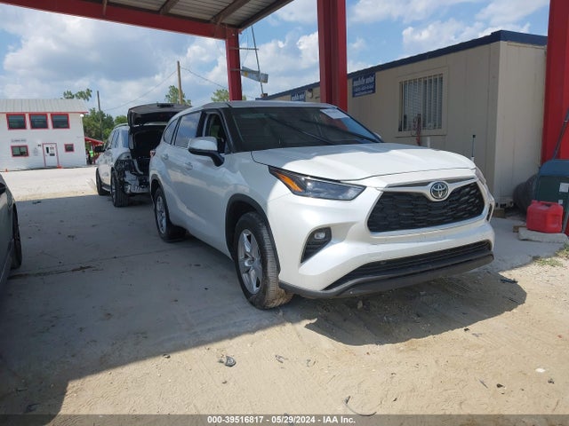 Toyota Highlander Le 2022 5TDZZRAH3NS555924 Image 1