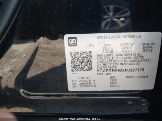 5GAERBKWXRJ127128 Buick Enclave Essence Fwd