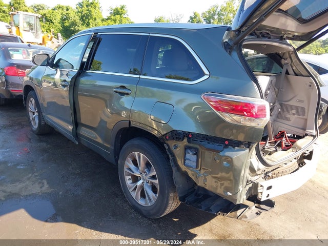 Toyota Highlander Xle V6 2015 5TDKKRFH2FS065703 Image 3