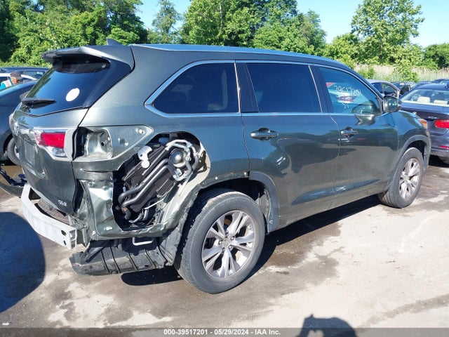 Toyota Highlander Xle V6 2015 5TDKKRFH2FS065703 Image 4