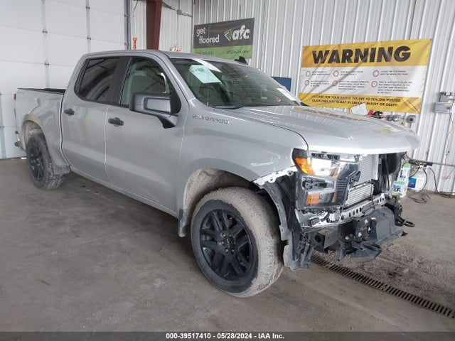 Chevrolet Silverado 1500 4wd  Short Bed Custom 2022 1GCPDBEK4NZ571891 zdjęcie główne