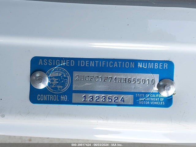 Honda l15b7 2017 2HGFC1F74HH655010 Image 22
