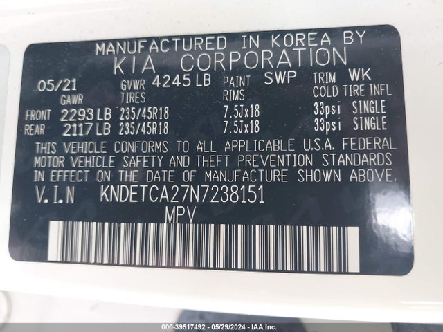 KIA Seltos Sx Turbo 2022 KNDETCA27N7238151 Image 9