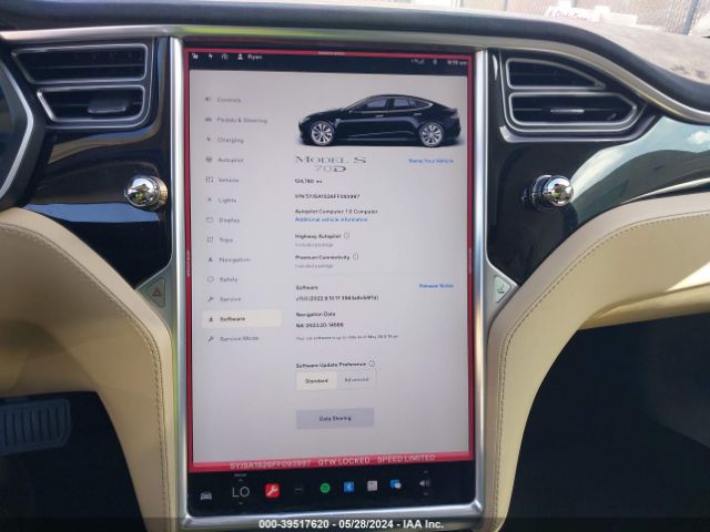 5YJSA1S26FF093997 Tesla Model S 70d/85d/p85d