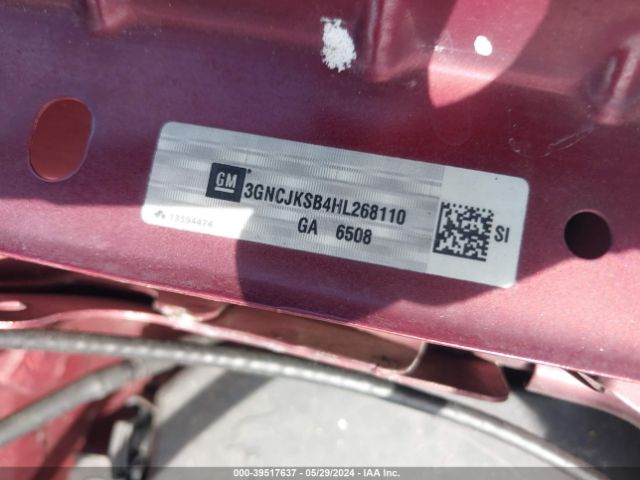 3GNCJKSB4HL268110 Chevrolet TRAX LS