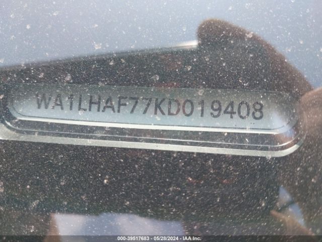 WA1LHAF77KD019408 Audi Q7 45 Premium/45 Se Premium