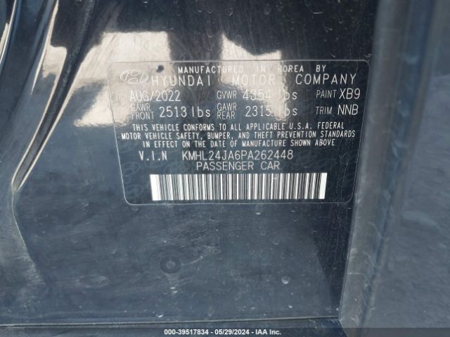 KMHL24JA6PA262448 Hyundai SONATA SE