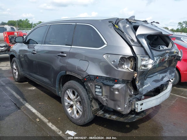 Toyota Highlander Xle V6 2015 5TDKKRFH4FS061393 Image 3