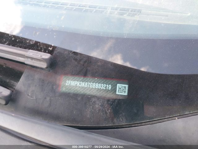 2FMPK3K87GBB83219 Ford Edge Titanium