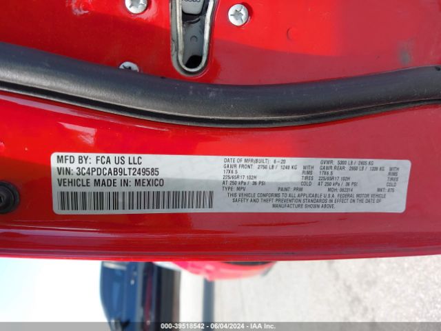 3C4PDCAB9LT249585 Dodge Journey Se Value
