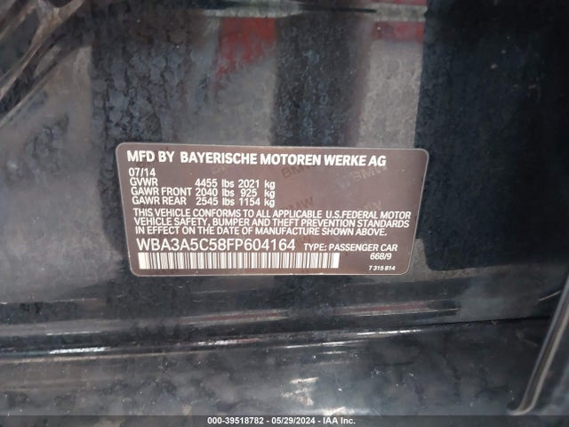WBA3A5C58FP604164 BMW 328I