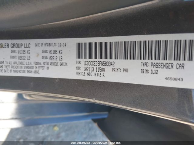 1C3CCCEG9FN583342 Chrysler 200 C