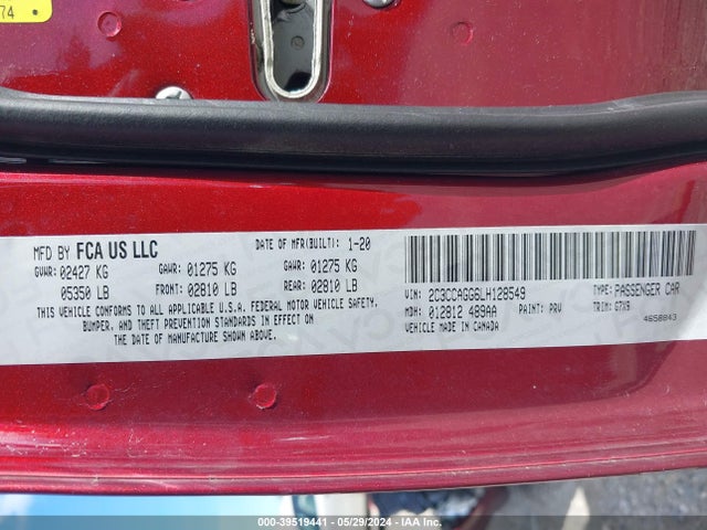 Chrysler 300 300s Awd 2020 2C3CCAGG6LH128549 Image 9