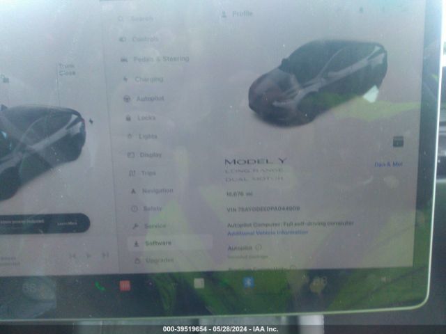 7SAYGDEE0PA044909 Tesla Model Y Awd/long Range Dual Motor All-wheel Drive