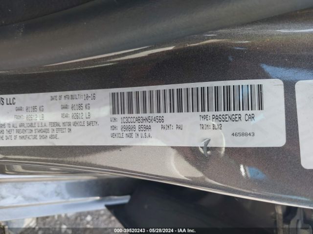 1C3CCCAB3HN504566 Chrysler 200 Limited Platinum