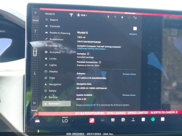 Tesla Model S Dual Motor All-wheel Drive/standard Range 2023 5YJSA1E52PF526190 Image 19