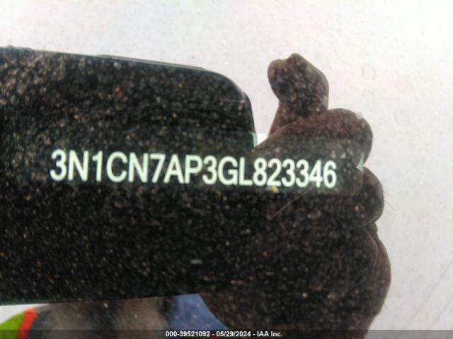 3N1CN7AP3GL823346 Nissan Versa 1.6 S/1.6 S+/1.6 Sl/1.6 Sv