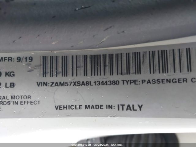 ZAM57XSA8L1344380 Maserati Ghibli