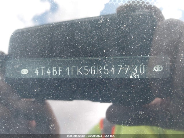 Toyota CAMRY LE 2016 4T4BF1FK5GR547730 Image 17