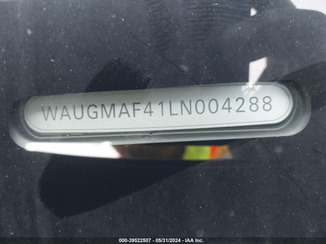WAUGMAF41LN004288 Audi A4 Premium 40 Tfsi Front-wheel Drive S Tronic