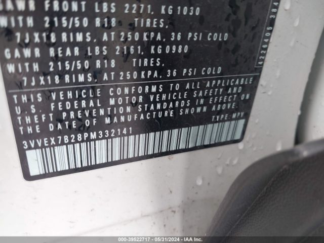 3VVEX7B28PM332141 Volkswagen Taos 1.5t Se