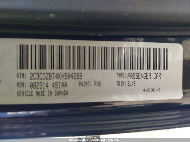 Dodge Challenger R/t 2019 2C3CDZBT4KH504289 Image 9