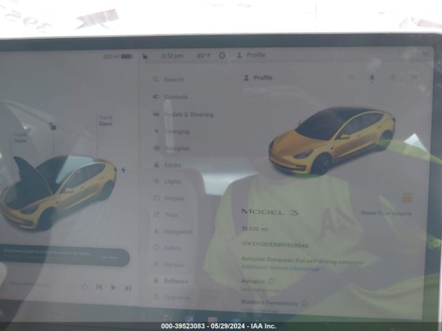 5YJ3E1EA9PF608049 Tesla Model 3 Rear-wheel Drive