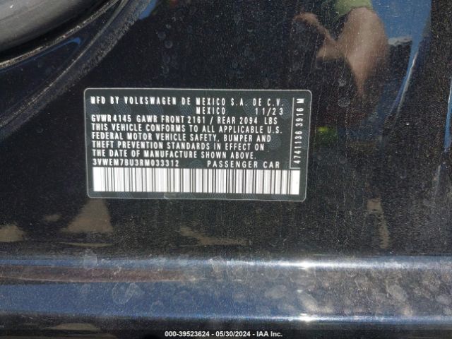 3VWEM7BU3RM033312 Volkswagen Jetta 1.5t Se