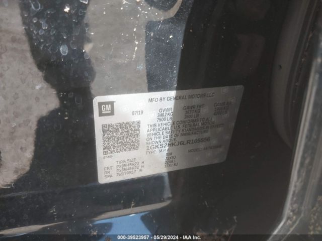1GKS2HKJ6LR105556 GMC Yukon Xl 4wd Denali