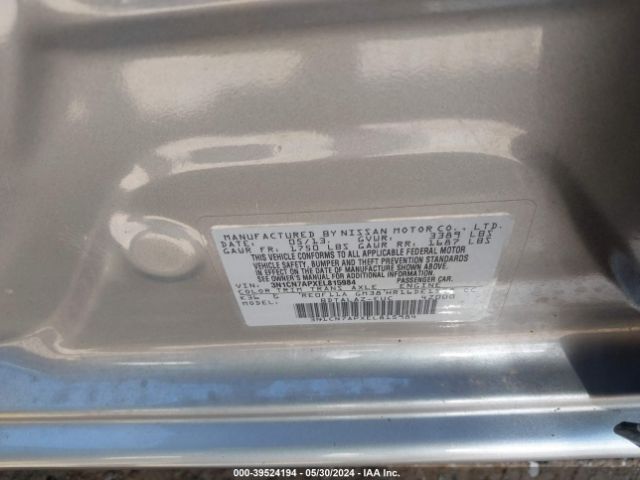 3N1CN7APXEL815984 Nissan Versa 1.6 S+