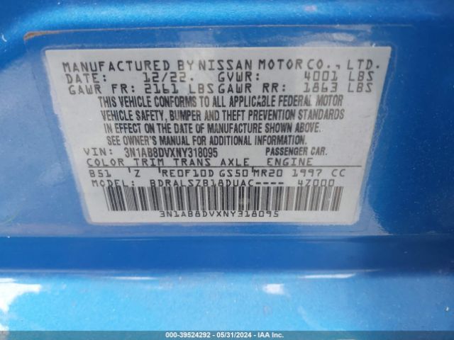 3N1AB8DVXNY318095 Nissan Sentra Sr Xtronic Cvt