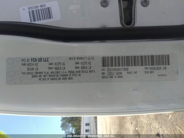2C3CDXBG9GH173658 Dodge Charger Se