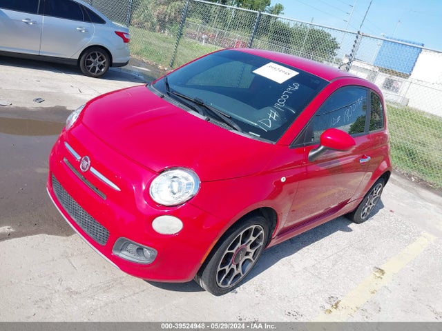 2012 FIAT 500 3C3CFFBR2CT109002 Photo 1