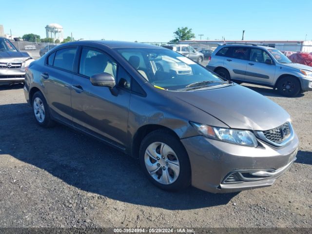 Auction sale of the 2014 Honda Civic Lx, vin: 19XFB2F53EE213140, lot number: 39524994