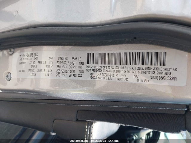 1C4PJMCS0HW611171 Jeep Cherokee Latitude 4x4