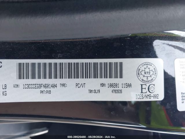 1C3CCCEG9FN601404 Chrysler 200 C